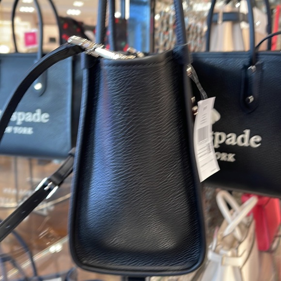 Kate Spade Pebbled Leather Small Tote Black - Picture 6 of 10